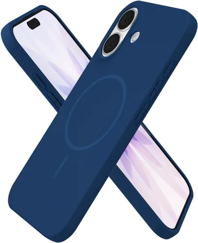 Vista 78 de Oakxco Funda de Silicona Mag Safe para iPhone 12 Pro Max, Funda Magnética Delgada y Fina Compatible con Carga Inalámbrica MagSafe, Bonita Funda