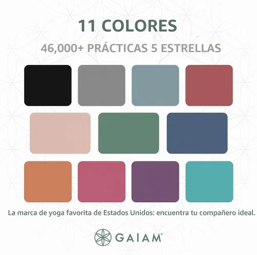 Vista 11 de Gaiam Tapete de yoga grueso, esterilla de ejercicio y fitness con correa de Balsam