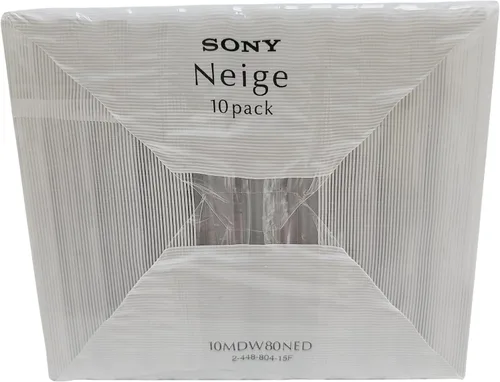 Vista 2 de Sony Neige 80 Minute Blank minidisc 10 disc Pack