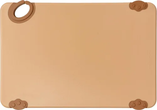 Vista 20 de Winco Tabla de cortar antideslizante con gancho, 12" x 18" x 1/2", Azul