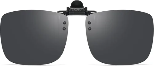 Vista 10 de Gafas de sol polarizadas con clip de metal abatibles y sin montura para gafas graduadas Negro