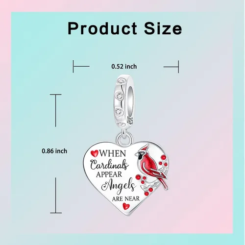 Vista 170 de LUXILLA Abalorio de plata de ley 925 para madre, hija, abuela, para familia, amor, madre, hija, abuela, para pulseras, collares, dijes, abalorios