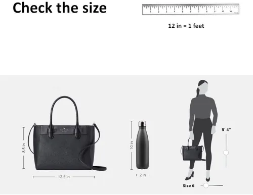 Vista 5 de Kate Spade bolso para mujer Melanie texturizado bolsa de PVC