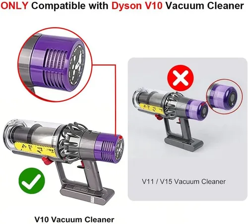 Vista 2 de Conjunto de botón de interruptor y gatillo piezas de repuesto compatibles con piezas de repuesto de botón de encendido de aspiradora V10 SV12