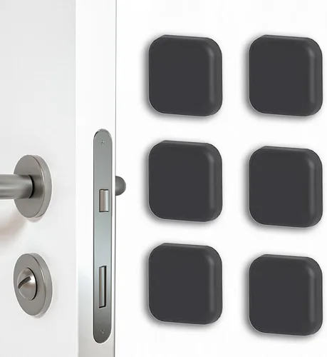 Vista 13 de Protector de Pared Pequeño para Puertas, Parachoques de Puerta de Silicona, Protector de Pared Autoadhesivo, Silenciador de Puertas, Protector