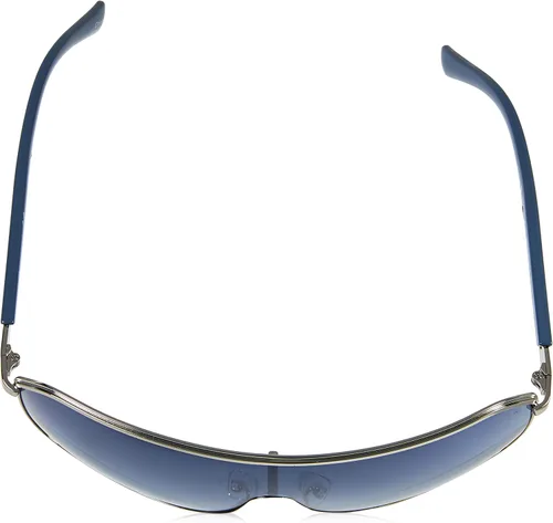 Vista 4 de Southpole 5012sp Men's Uv Protective Rectangular Metal Shield Sunglasses. Cool Gifts for Him, 138 Mm