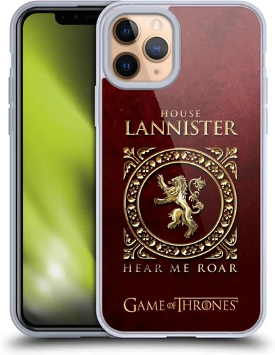 Vista 69 de Producto oficial de HBO Game of Thrones metálico Sigils Soft Gel Case para iPhone de Apple 7 Plus/8 PLUS, Lannister