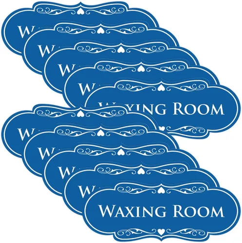 Vista 10 de Designer Waxing Room Sign (negro) - Pequeño 1 paquete