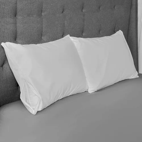 Vista 3 de AllerEase - Protector de almohada duradero con cremallera y lavado con agua caliente, transpirable, protección avanzada, lavable a máquina