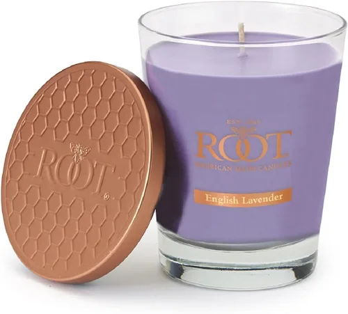 Vista 11 de Root Candles Velas Aromáticas Mezcla de Cera de Panal Vela Artesanal Premium, Veriglass Pequeño, Limón y Bergamota
