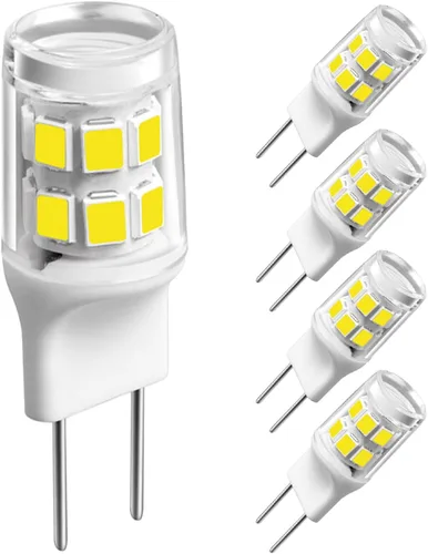 Vista 7 de Bombilla LED G8, 3 W (equivalente a halógeno de 20 W-25 W), base bi-pin G8 GY8.6, para iluminación de cocina debajo del mostrador, luz debajo