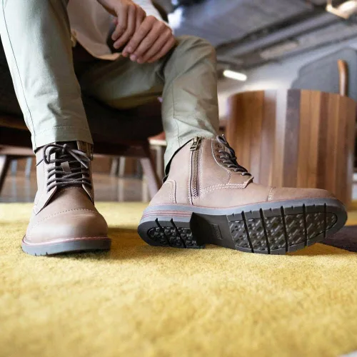 Vista 7 de Dockers Rawls - Botas resistentes con punta casquillo para hombre, Marrón (Dark Tan)