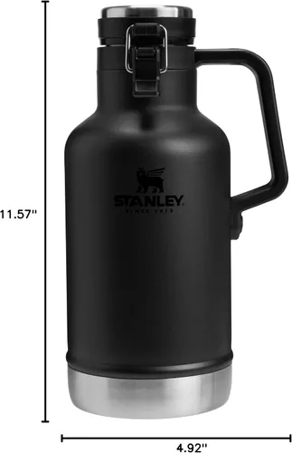 Vista 7 de Stanley - Jarra clásica de fácil vertido Growler de 64 oz Mantiene la cerveza fría o el café caliente Tapa con revestimiento de acero a prueba