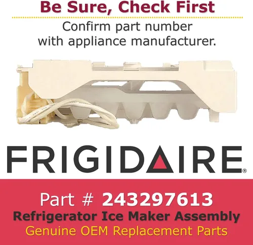 Vista 2 de Frigidaire 243297613 Conjunto de máquina de hielo para refrigerador