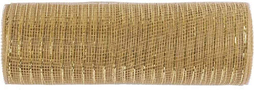 Vista 43 de YYCRAFT cinta metálica de malla de poliéster para decoración y manualidades, 10 yardas Rosa