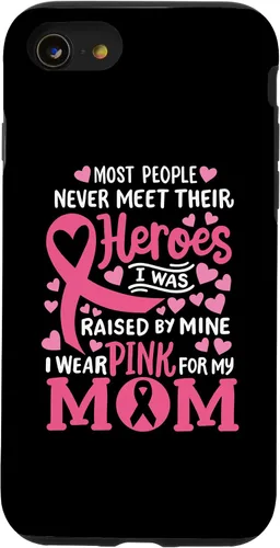 Vista 18 de Breast Cancer Awareness Wear Pink for My Mom Support Kids Case for iPhone 17
