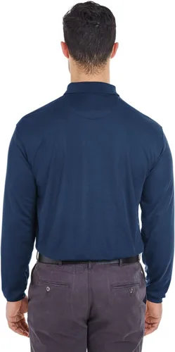 Vista 3 de 8210ls ultraclub adultos Cool & Dry LS Malla Polo Piqué Unisex adulto poliéster