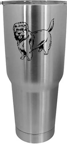 Vista 38 de Cairn Terrier - Vaso grabado con temática de perro, 30 onzas