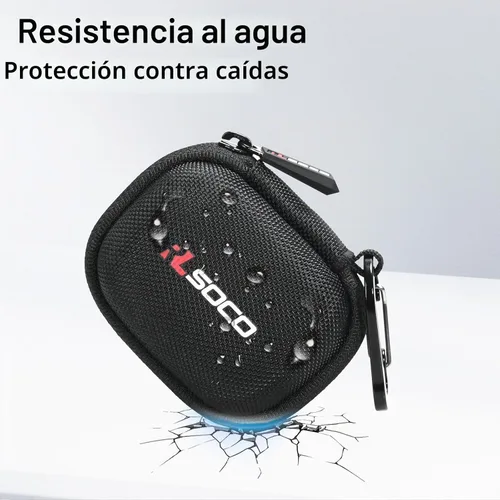 Vista 5 de RLSOCO - Funda para auriculares Bluetooth Sennheiser Momentum True Wireless Negro