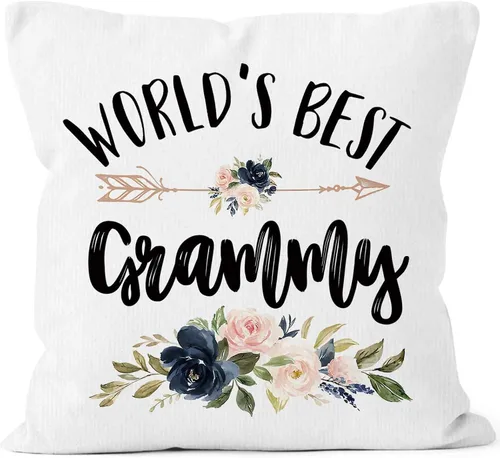 Vista 14 de World's Best Aunt Gifts - Funda de almohada de 18 x 18 pulgadas, funda de almohada de cumpleaños para tía y tía, funda de almohada cuadrada