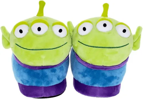 Vista 196 de Happy Feet - Pantuflas con licencia oficial de Disney y Pixar, pantuflas figurales para hombres, mujeres, niños, como se ve en Shark Tank