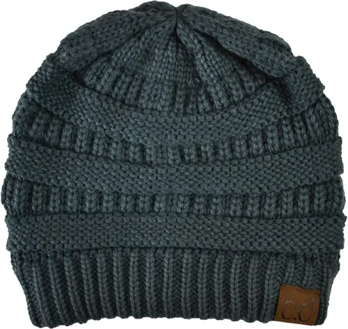 Vista 542 de C.C Trendy Warm Chunky Soft Stretch Cable Knit Beanie