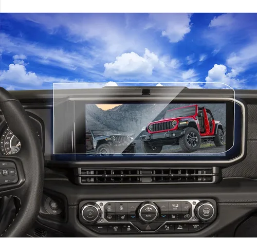 Vista 10 de 2 protectores de pantalla para Wrangler JL/Gladiator JT 2018 2019 2020 2021