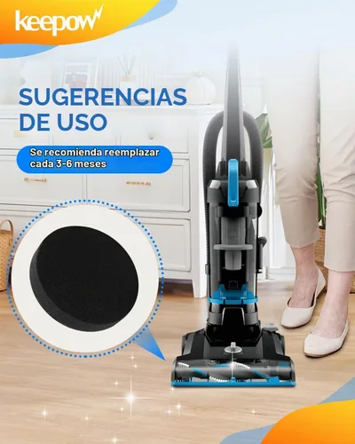 Vista 5 de KEEPOW Filtro de repuesto compatible con Bissell CleanView Rewind Upright