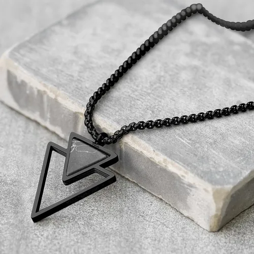 Vista 32 de Galis Collar para hombre, collar de cadena de plata de acero inoxidable de alta calidad para hombres, no se deslustra, cadenas para hombres