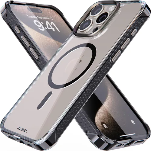 Vista 28 de Phone REBEL - Funda transparente para iPhone 14 Plus [Crystal Series Gen-4] Compatible con MagSafe Resistente, Antiarañazos, Sin Amarilleo