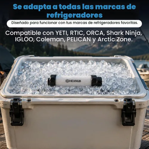 Vista 6 de HEXNUB Cooler Box Light Waterproof Rechargeable LED for YETI RTIC and ORCA