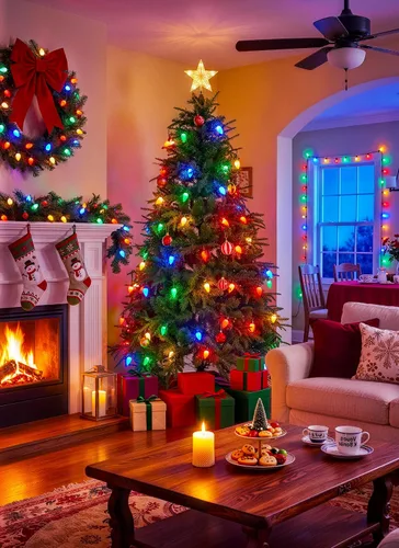 Vista 6 de Luces de Navidad C9 para exteriores, 81 pies, 100 luces LED C9