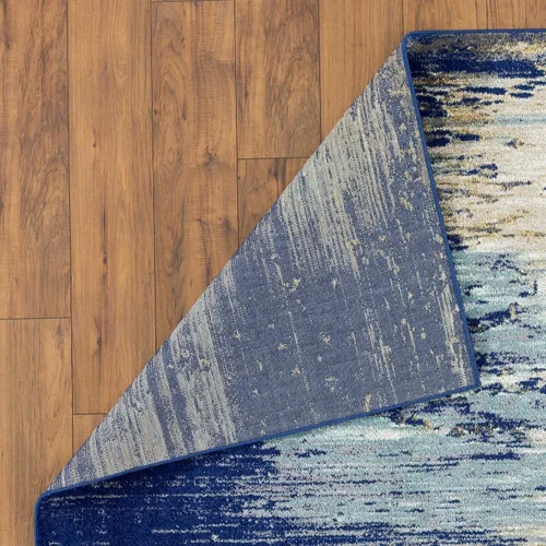 Vista 6 de LUXE WEAVERS Alfombra abstracta de 5 x 7, azul