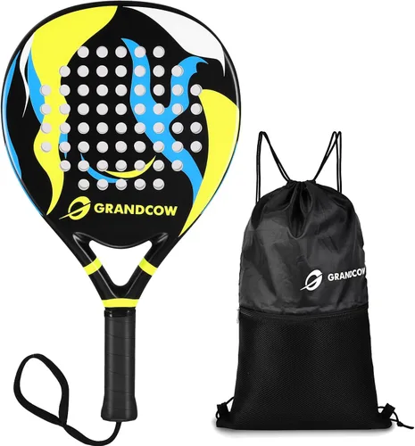 Vista 9 de Raqueta de pádel de fibra de carbono Power Lite Pop Tennis Paddle Paddleball raquetas