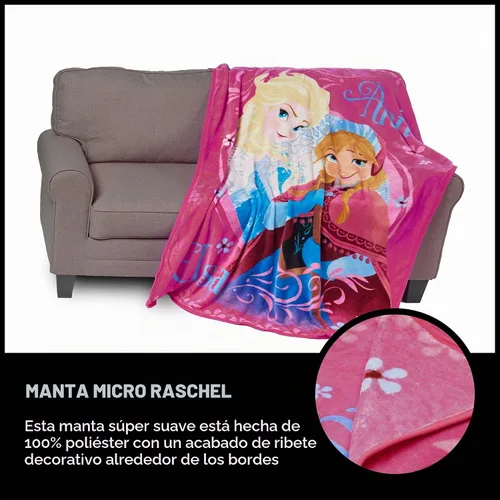 Vista 6 de Northwest Frozen Loving Sisters Manta de micro raschel, 46 x 60 pulgadas Hermanas amorosas