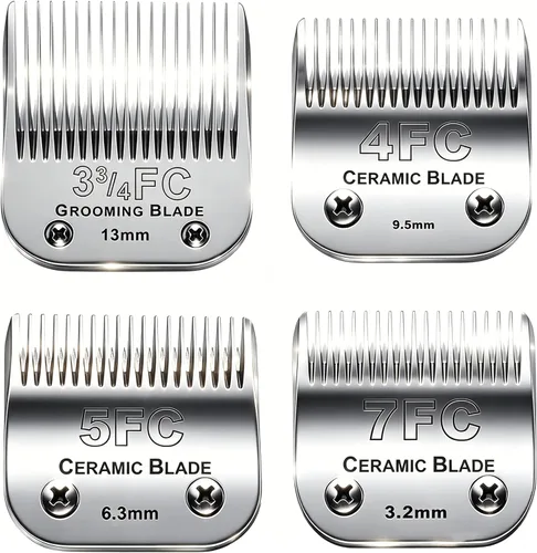 Vista 15 de 7PCS10 Cuchillas de aseo para perros compatibles con Andis Dog Clipper #10+30+40+3FC+4FC+5FC+7FC