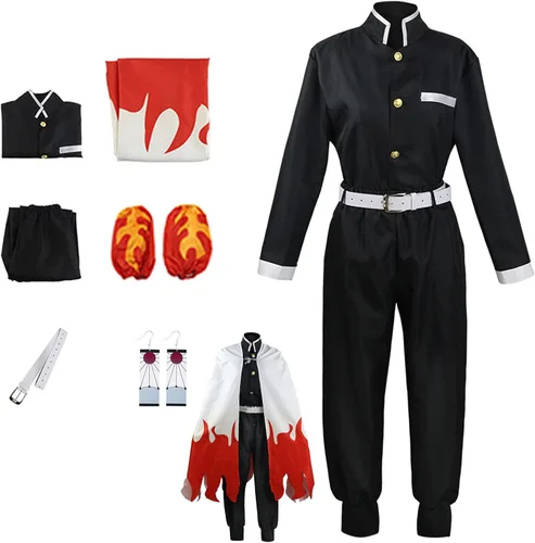 Vista 12 de UZAIN Disfraz de cosplay de anime, kimonos, uniforme de Halloween Traje-2