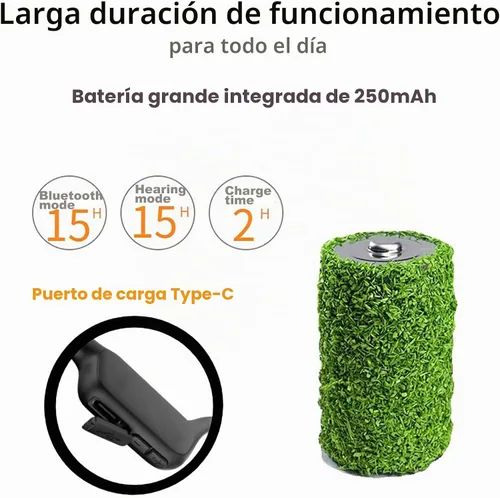 Vista 4 de Auriculares con amplificador auditivo de conducción ósea