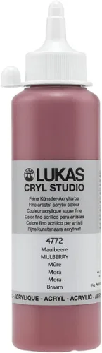 Vista 26 de Lukas CRYL Studio Artist - Pintura acrílica para artistas, Alizarín Carmesí, botella de 250 ml - Pinturas acrílicas de alto pigmento para pintar