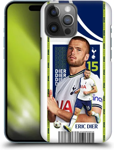 Vista 8 de Head Case Designs Officially Licensed Tottenham Hotspur F.C. Cristian Romero 2022/23 First Team Hard Back Case Compatible with Apple iPhone 14 Pro