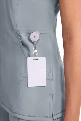 Vista 3 de Cherokee Infinity mujeres Scrubs Top Mock Wrap 2625A