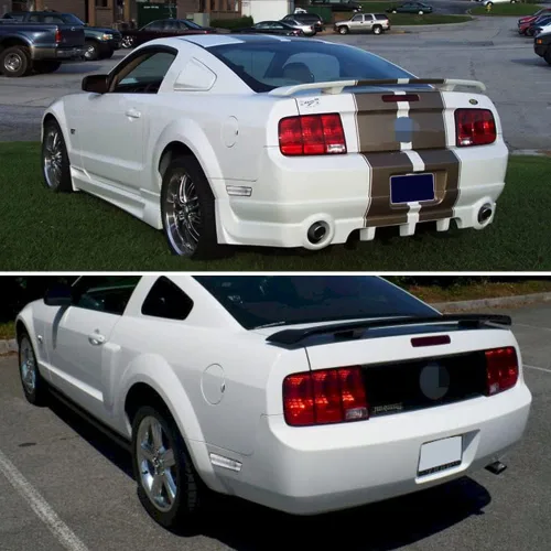 Vista 4 de JDMTECH para Ford Mustang 2005 2006 2007 2008 2009 Lente transparente Carcasas de luz de marcador lateral trasero