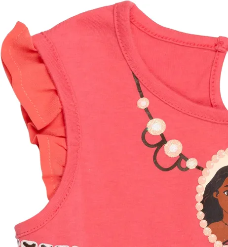 Vista 5 de Disney Princess Moana Frozen Ariel Cenicienta Tiana - Mameluco y falda para niñas pequeñas a niños grandes