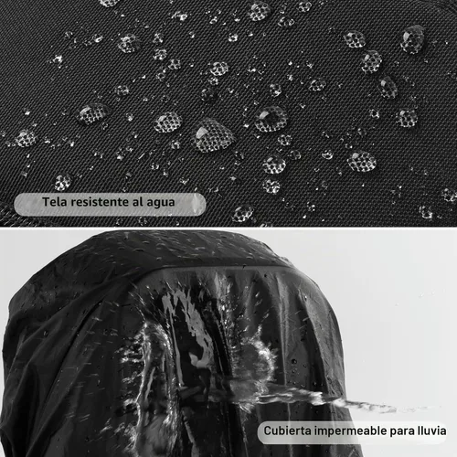 Vista 8 de Cwatcun Mochila para cámara con carcasa rígida para fotografía, bolsa de bandolera con correa de cámara a prueba de golpes 2 en 1, estuche para Negro