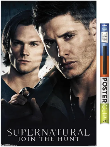 Vista 17 de Trends International Supernatural - Póster de pared de hermanos, 14.725 x 22.375 pulgadas, versión enmarcada de madera de granero