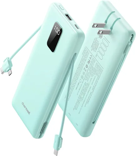 Vista 10 de Charmast - Cargador portátil con batería de 10000 mAh Púrpura