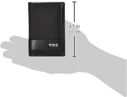 Vista 4 de Tumi 01192274 ALPHA SLG - Tarjetero con ventana múltiple, producto oficial original, negro, talla única