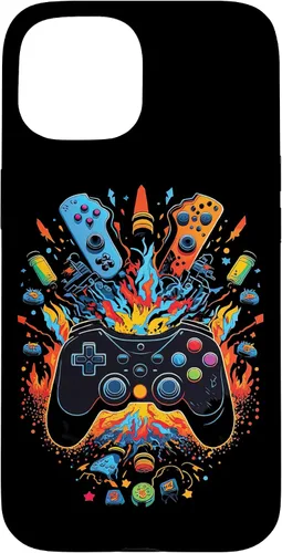Vista 6 de Gamer Aesthetic Graphic Gaming Video Games Boys Teens Kids Case for iPhone 17