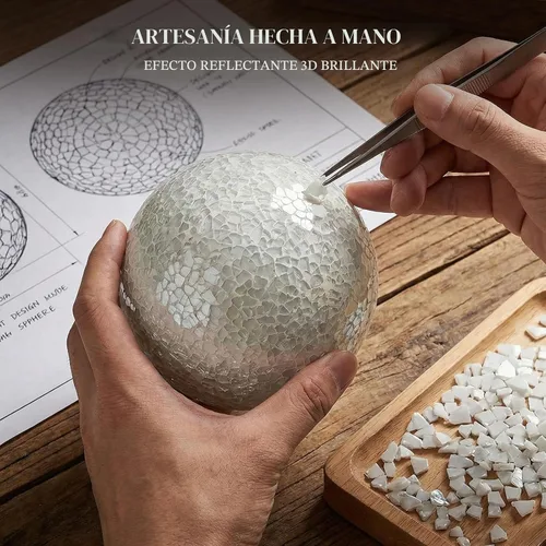 Vista 5 de DomeStar - 3 bolas decorativas para cuencos, bolas de vidrio blancas de 4 pulgadas Bolas decorativas para cuencos de centro de mesa, decoración