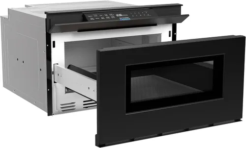 Vista 23 de SHARP SMD2479MB Horno Microondas Inteligente tipo Cajón con Easy Wave Open, 24 pulgadas, 1.2 Pies Cúbicos, 950 Vatios, Panel de Control Táctil